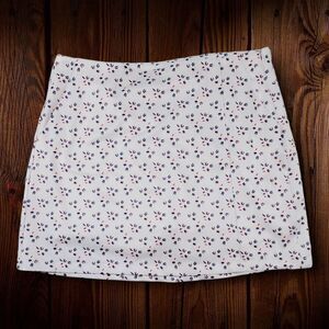 Lady Hagen Women's Skort Size 12 White Geometric Pattern In Red Blue Golf Tennis